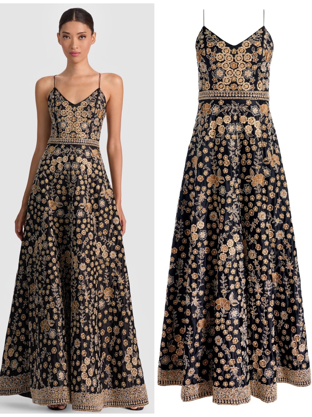 ALICE + OLIVIA DOMENICA EMBELLISHED GOWN - Picture 3 of 17